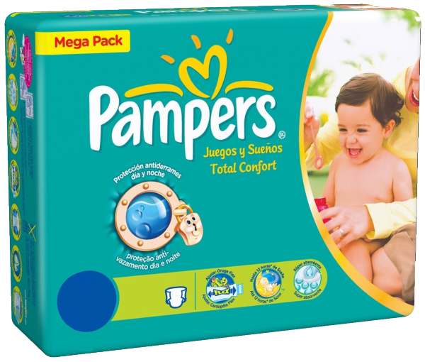 Fralda Pampers Total Confort