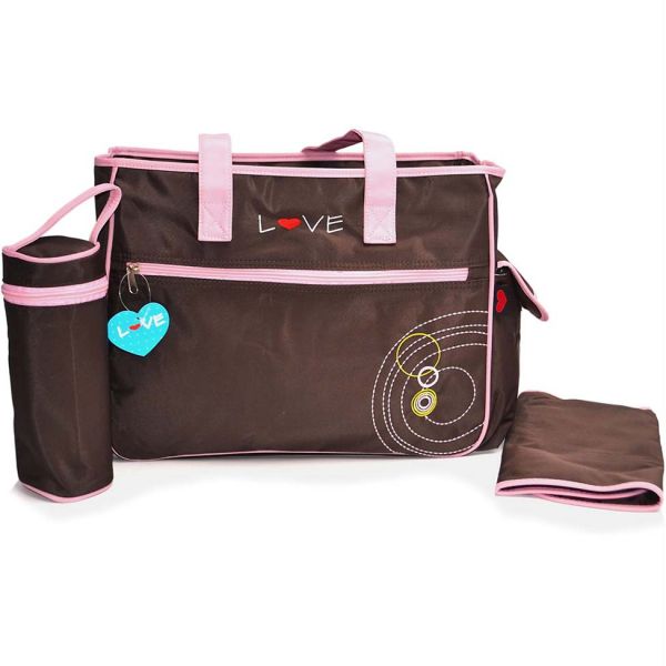 Bolsa Maternidade Love Baby Lisa Rosa