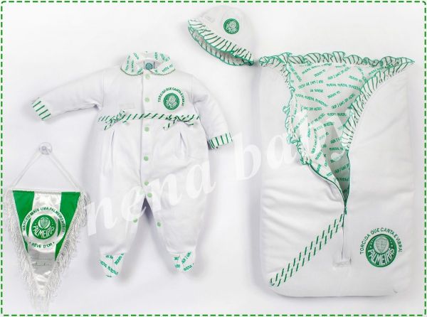 Saída Maternidade Palmeiras Luxo Oficial P/ Menina