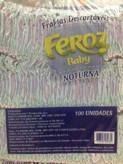 Fralda Feroz Noturna Pacotão