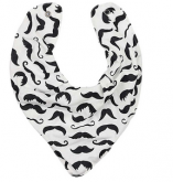 Babador Bandana para Bebê Bigode Mustache